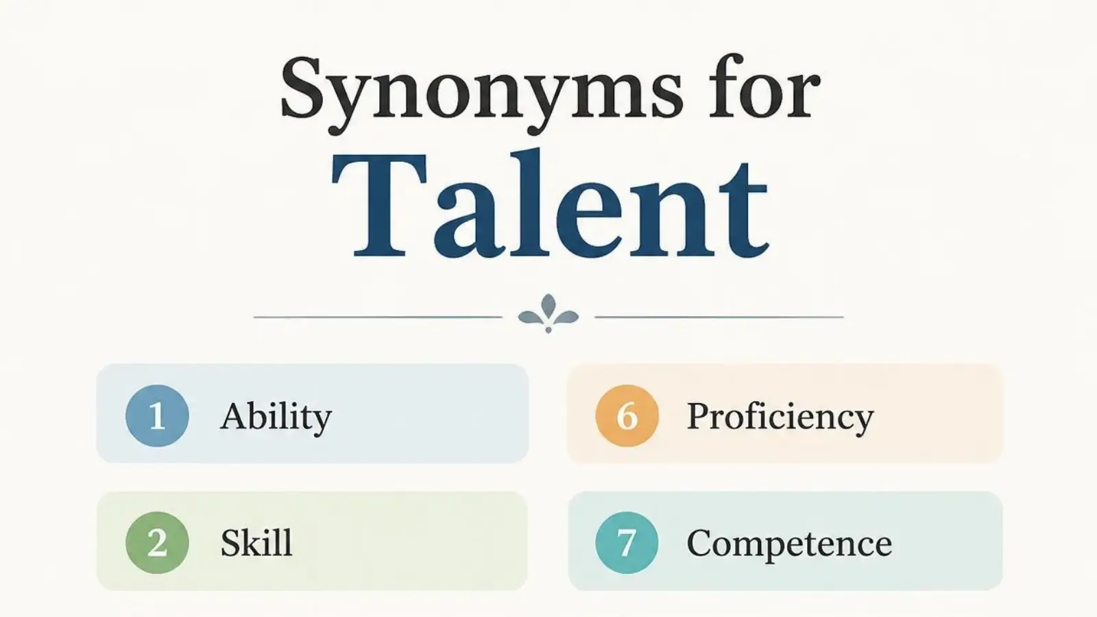 talent synonym